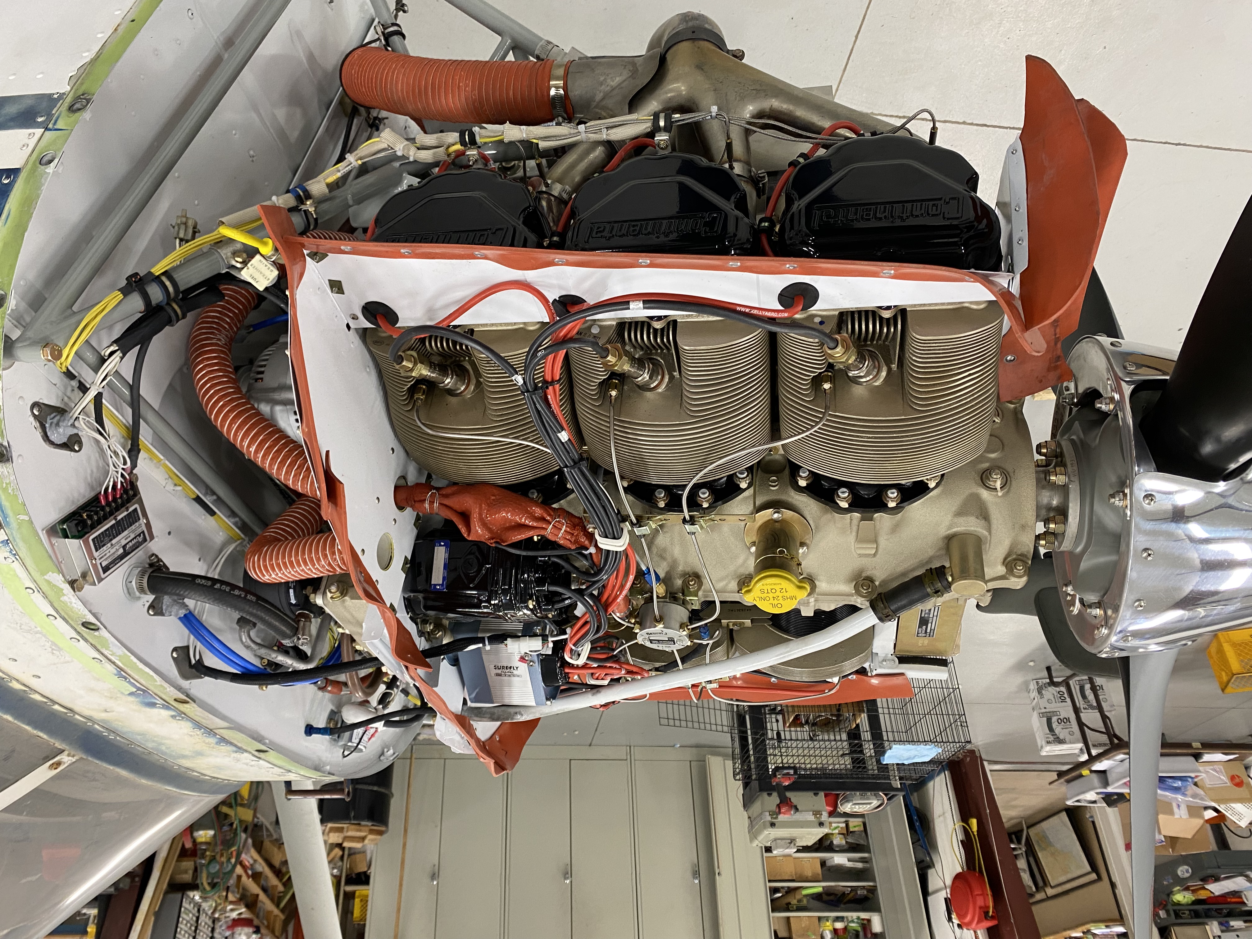Continental engine overhaul work at NW Air Repair